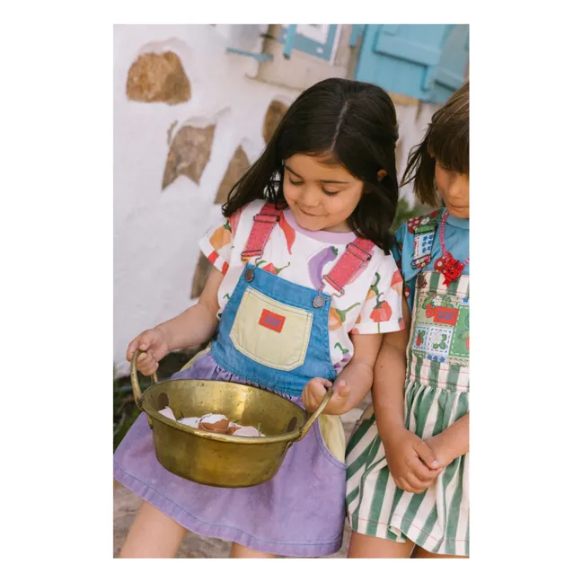 Robe Salopette Mozzarella Colorblock | Violet