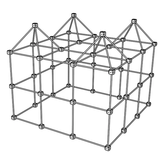 Cabane à construire - Pack Grizzly - 155 pièces