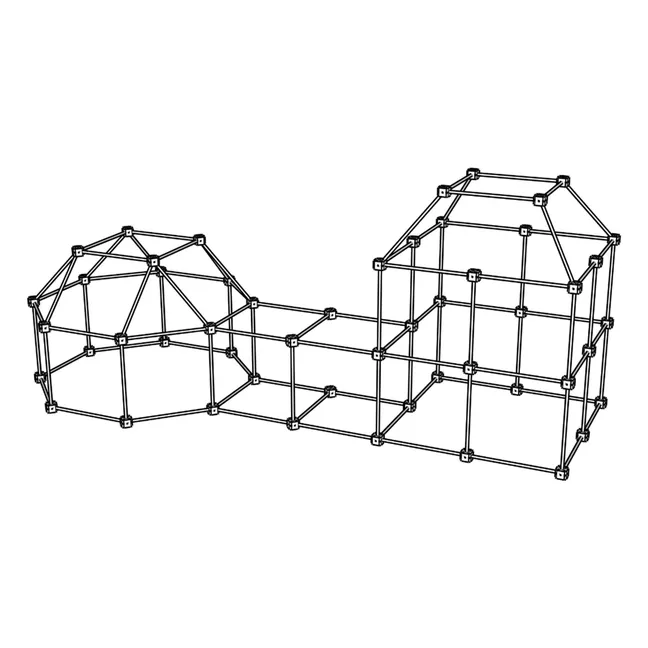 Cabane à construire - Pack Grizzly - 155 pièces