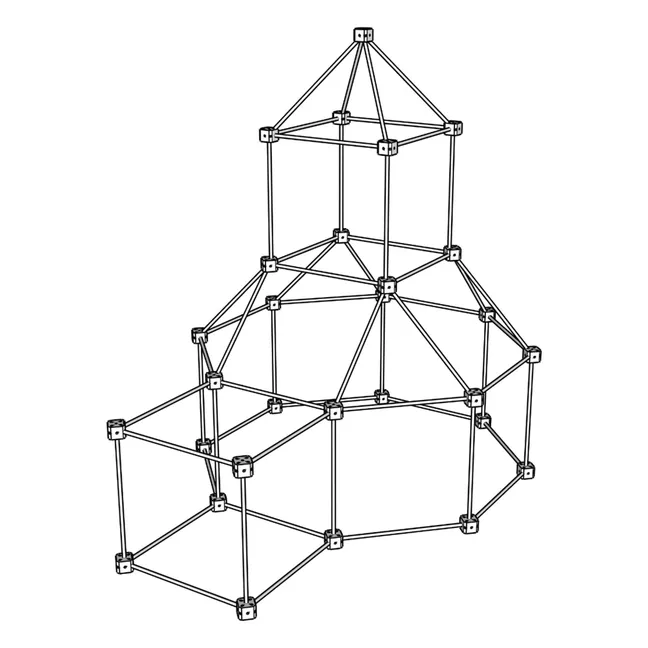 Cabane à construire - Pack Castor - 111 pièces
