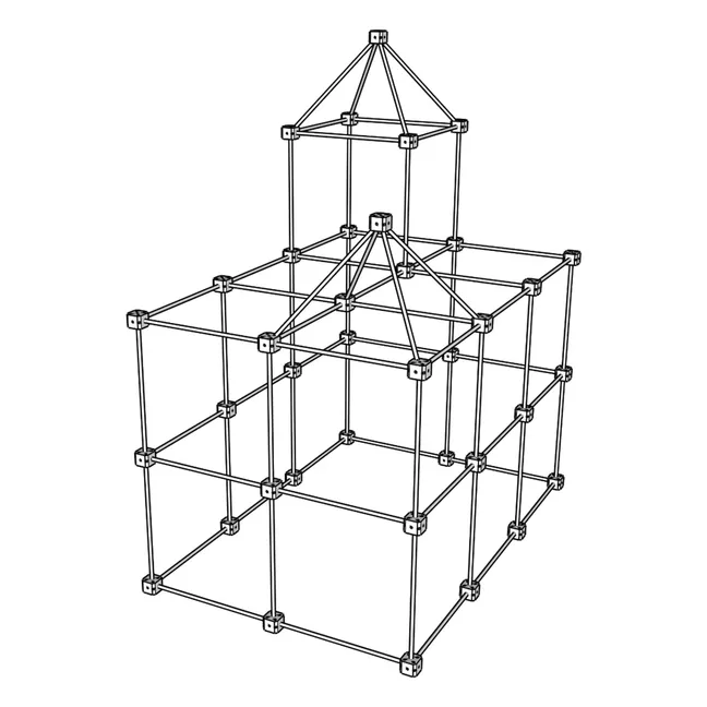 Casa sull'albero da costruire - Confezione Castori - 111 pezzi