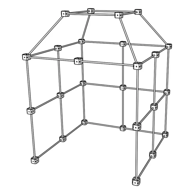 Cabane à construire - Pack Castor - 111 pièces