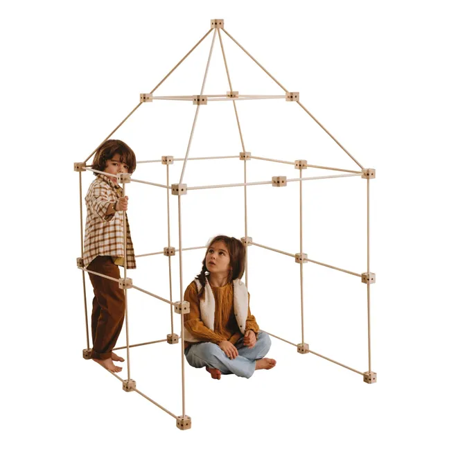 Cabane à construire - Pack Castor - 111 pièces