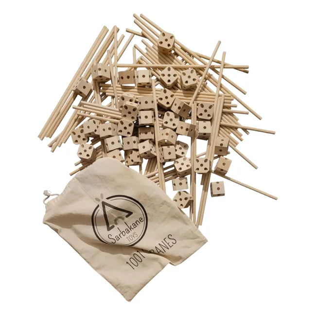 Cabane à construire - Pack Castor - 111 pièces