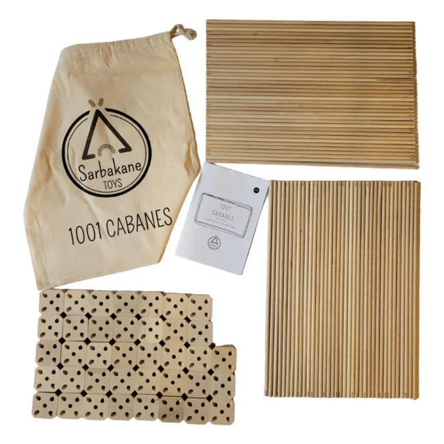 Cabane à construire - Pack Castor - 111 pièces