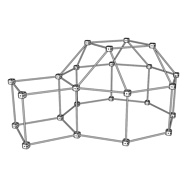 Cabane à construire - Pack Ecureuil - 72 pièces