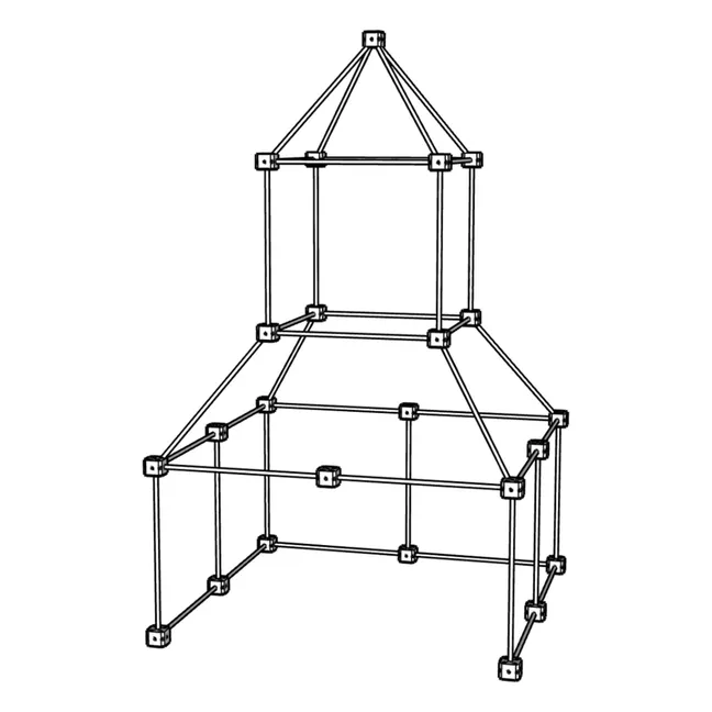 Cabane à construire - Pack Ecureuil - 72 pièces