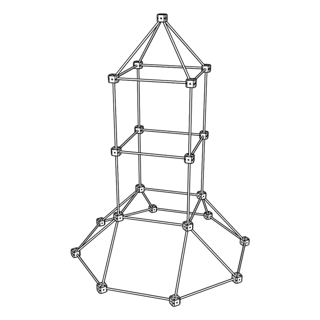 Cabane à construire - Pack Ecureuil - 72 pièces