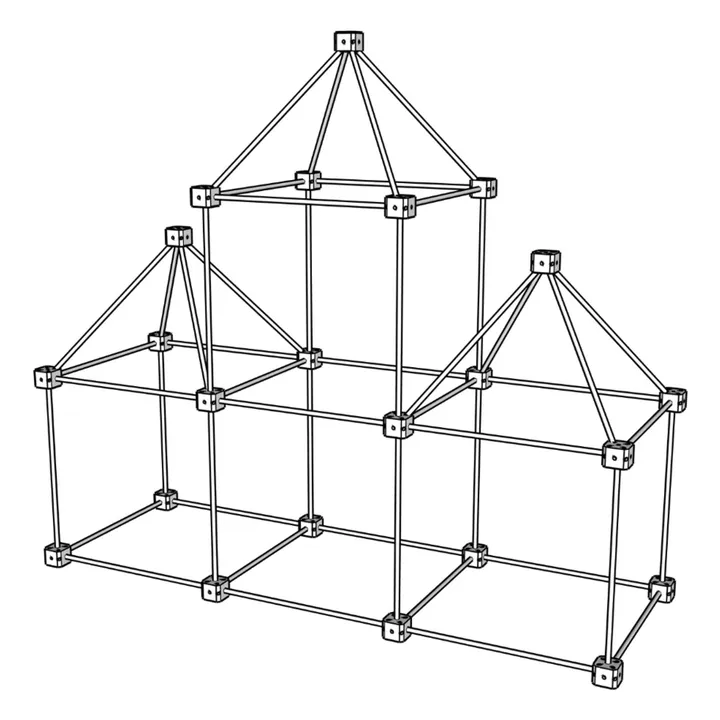 Cabane à construire - Pack Ecureuil - 72 pièces- Image produit n°7
