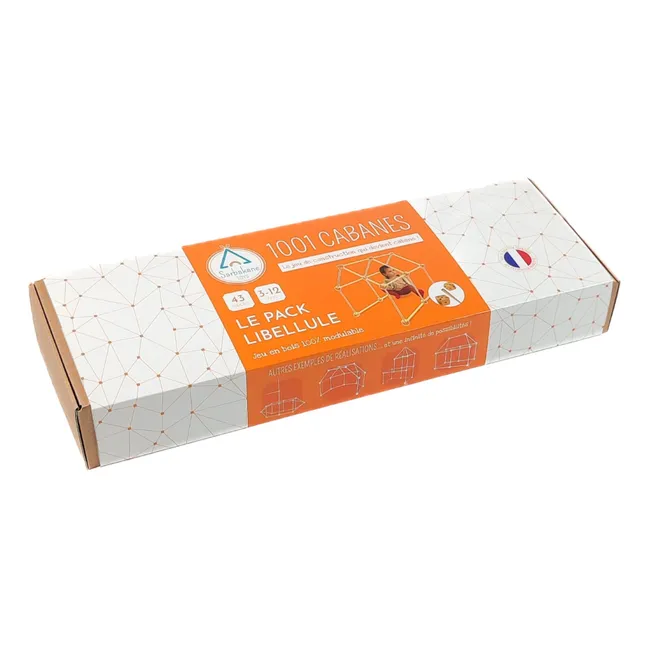 Cabane à construire - Pack Libellule - 43 pièces