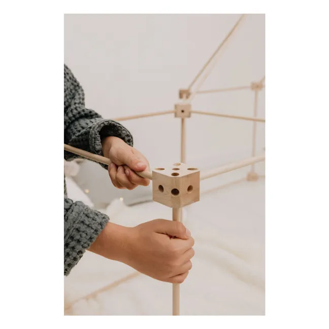 Cabane à construire - Pack Castor - 111 pièces