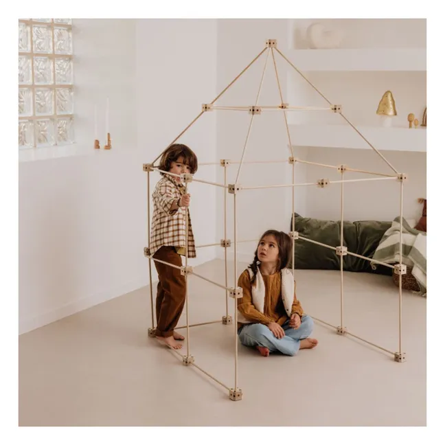 Cabane à construire - Pack Castor - 111 pièces