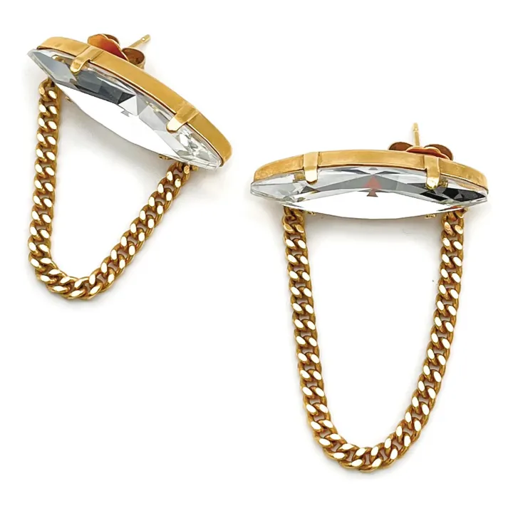 Boucles d'Oreilles Beauregard | Doré- Image produit n°0