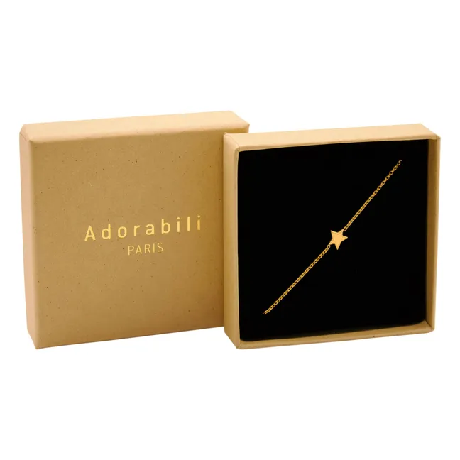 Pulsera Denim Star | Dorado
