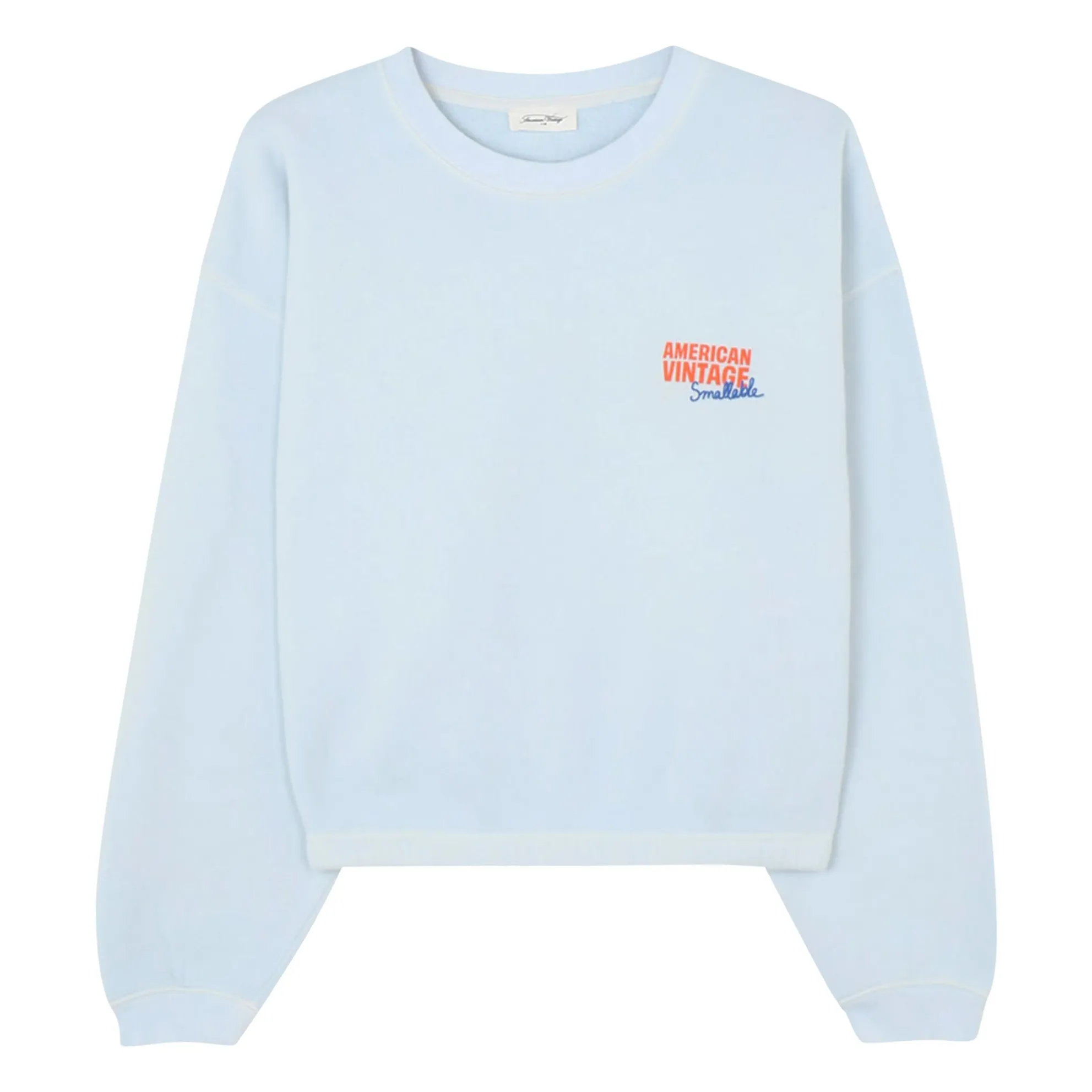 American Vintage Light Blue X Smallable Collaboration - Izubird Sweatshirt