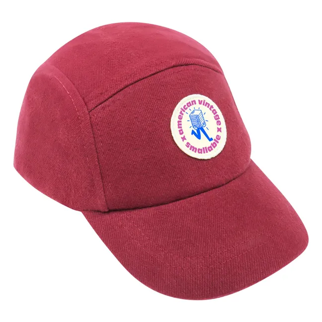 Collaboration American Vintage X Smallable - Casquette Denim  | Pourpre