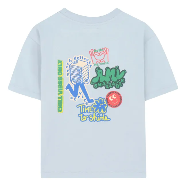 American Vintage X Smallable collaboration - Ykobow T-shirt | Pale blue