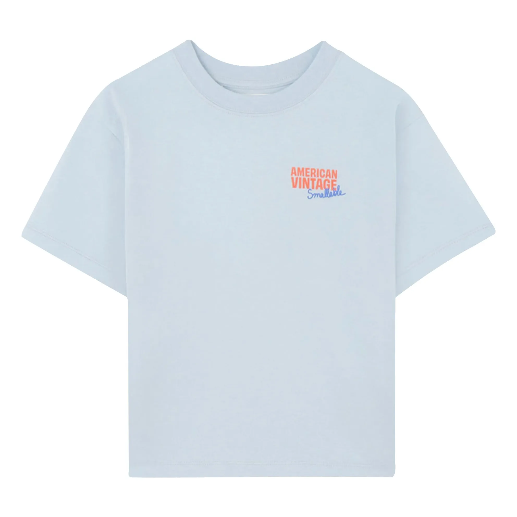 American Vintage Pale Blue X Smallable Collaboration - Ykobow T-Shirt