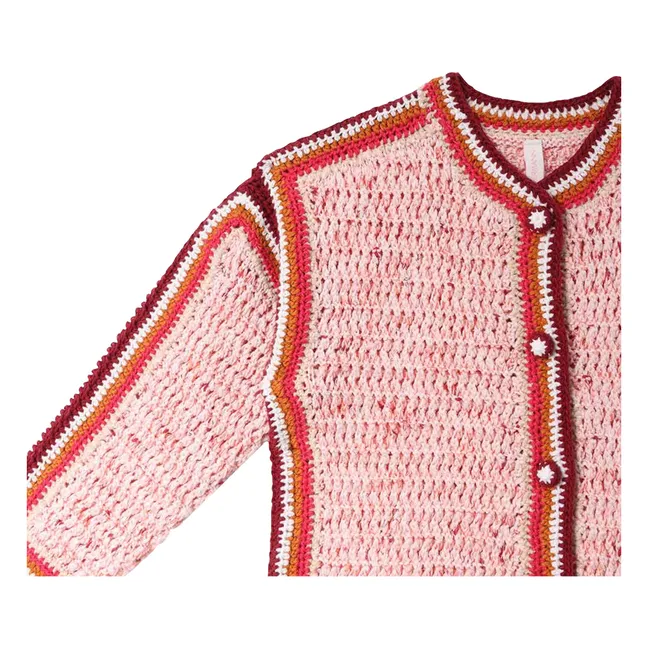 Patience Crochet Jacket | Pale Pink