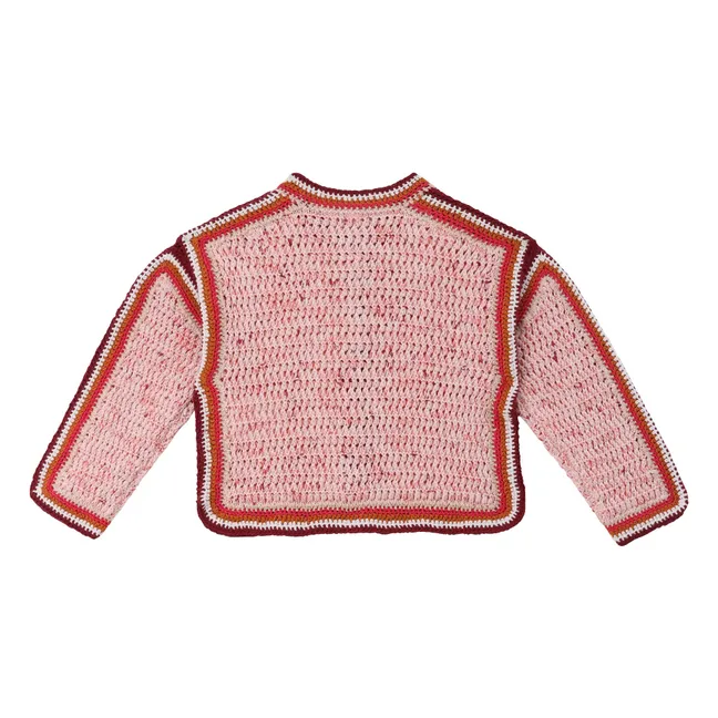 Chaqueta de ganchillo Patience | Rosa Pálido