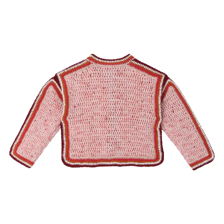 Chaqueta de ganchillo Patience | Rosa Pálido- Imagen del producto n°3