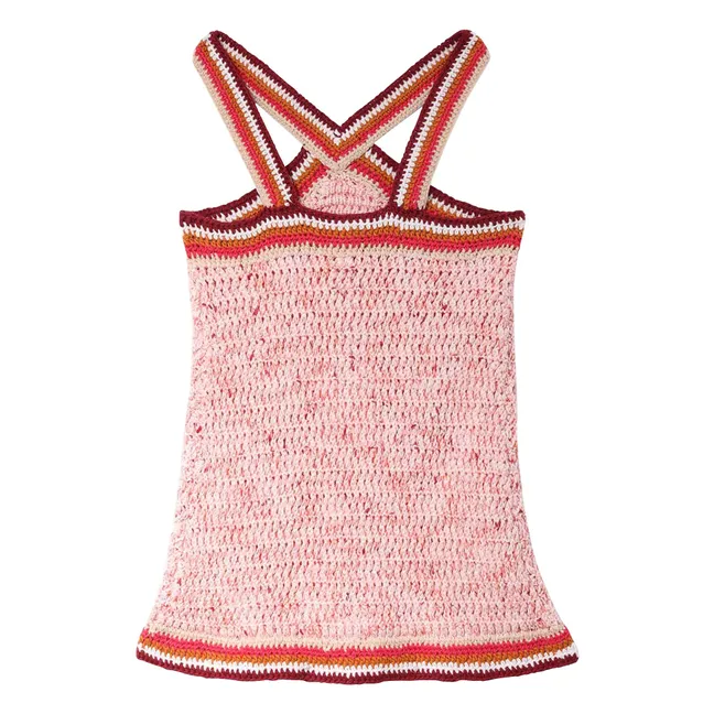 Patience Crochet Dress | Pale Pink