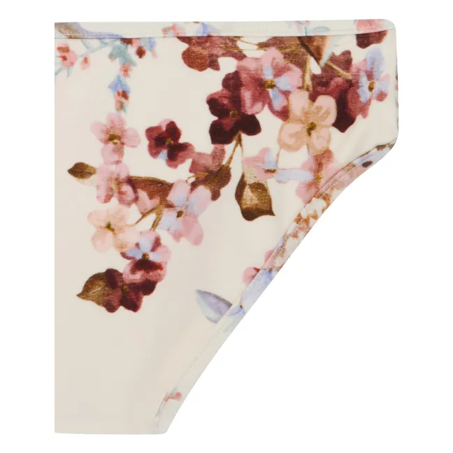 Bañador de crochet floral Awaken | Rosa Pálido