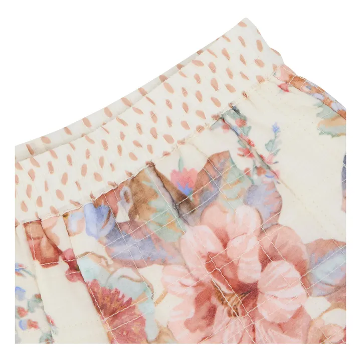 Short Awaken Fleuri | Ecru- Image produit n°1