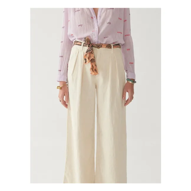 Pantalon Ample Marisa | Blanc