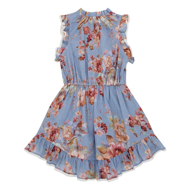 Vestido floral Avaken | Azul