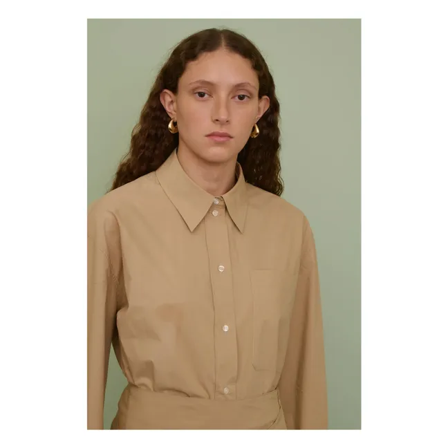 Pendientes de media luna grandes | Dorado