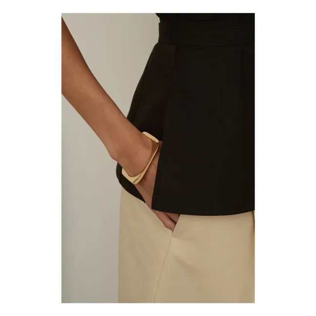 Square Flat Bracelet | Gold