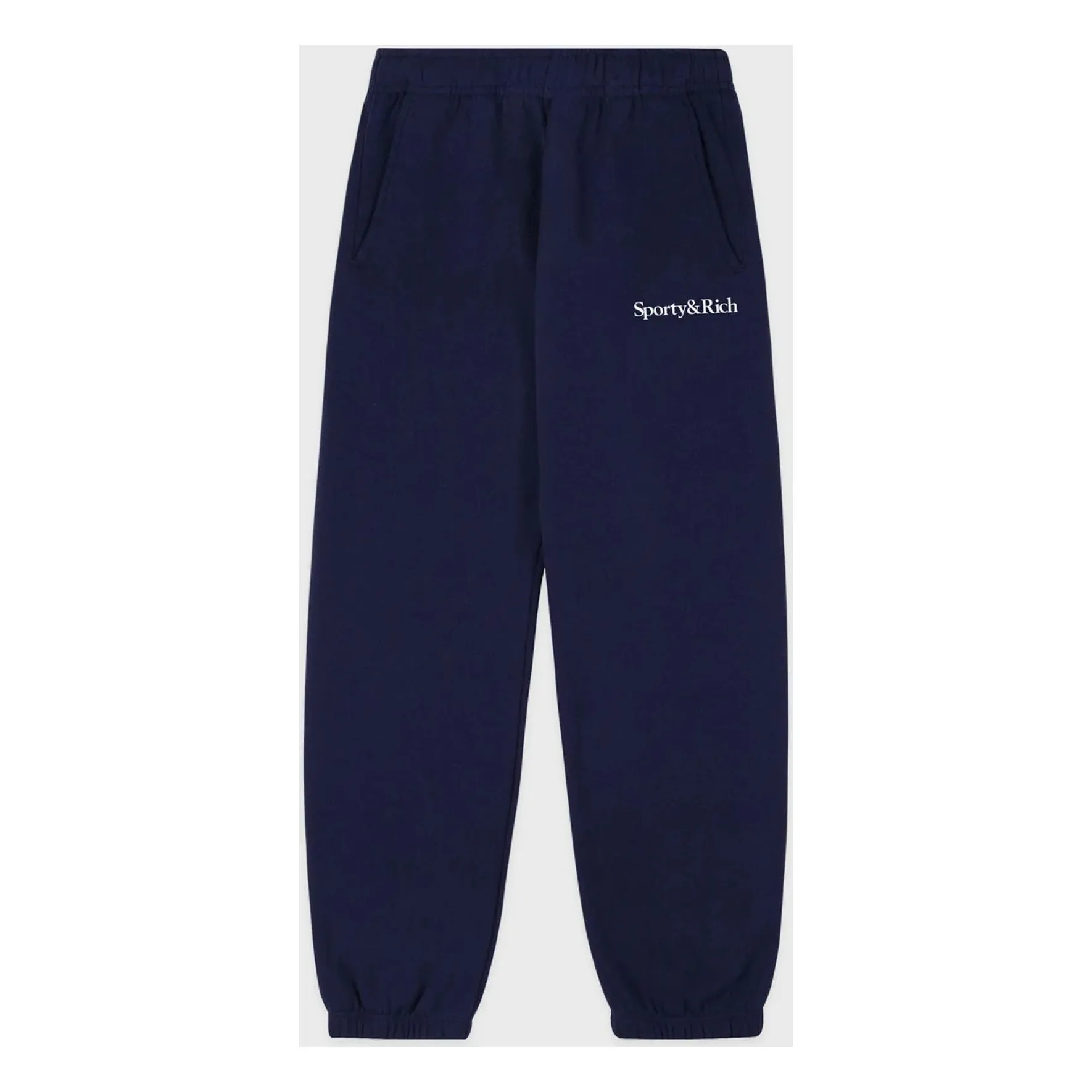 Jogger Serif Logo | Bleu marine- Image produit n°4