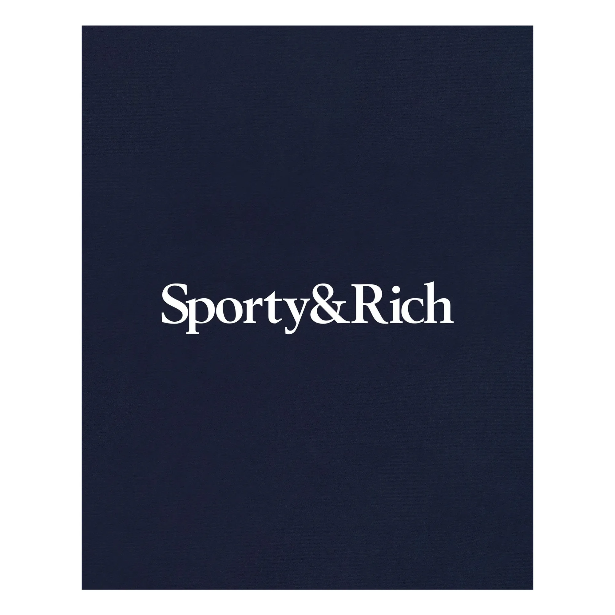 Jogger Serif Logo | Bleu marine- Image produit n°1