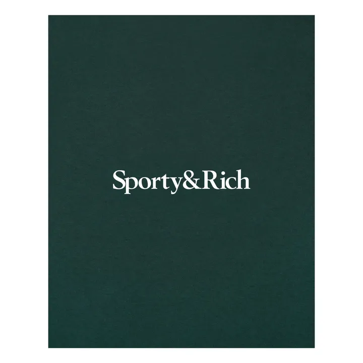 Jogger Serif Logo | Vert foncé- Image produit n°1