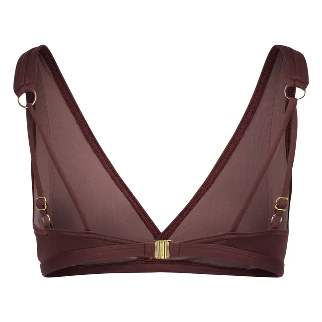 Haut de Maillot L'Exquis | Marron foncé