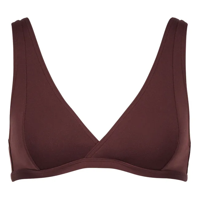 Haut de Maillot L'Exquis | Marron foncé