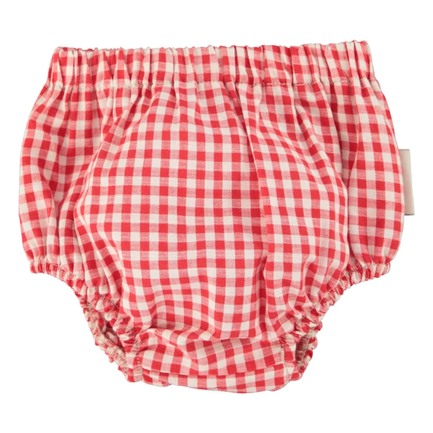 Bloomer Vichy Coton Bio | Rouge- Image produit n°0