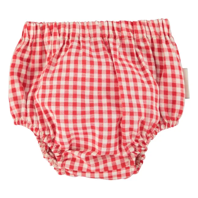 Bloomer Vichy Coton Bio | Rouge