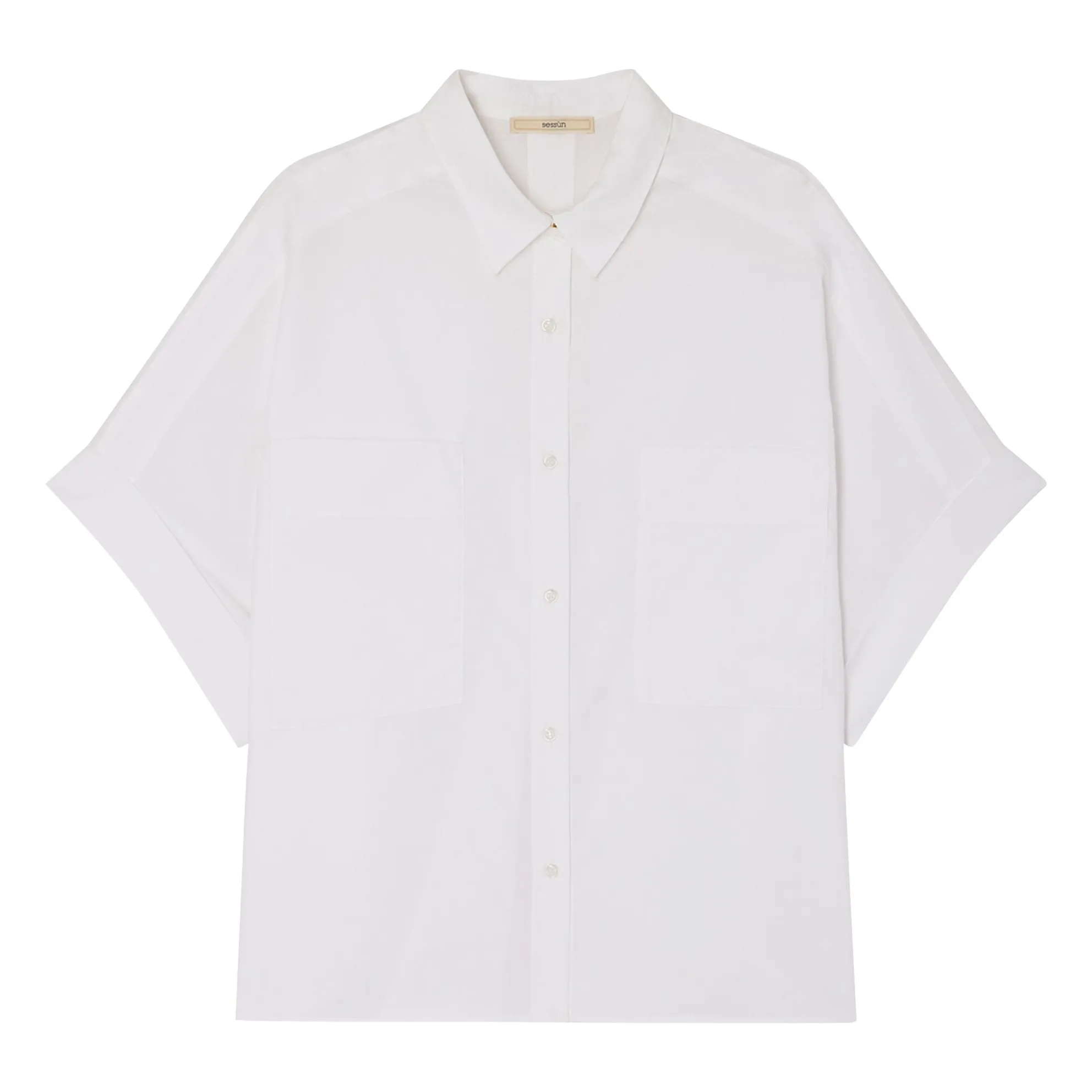 Chemise Coton Dellord | Blanc- Image produit n°0