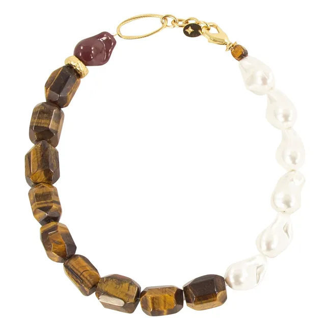Vylie necklace | Brown