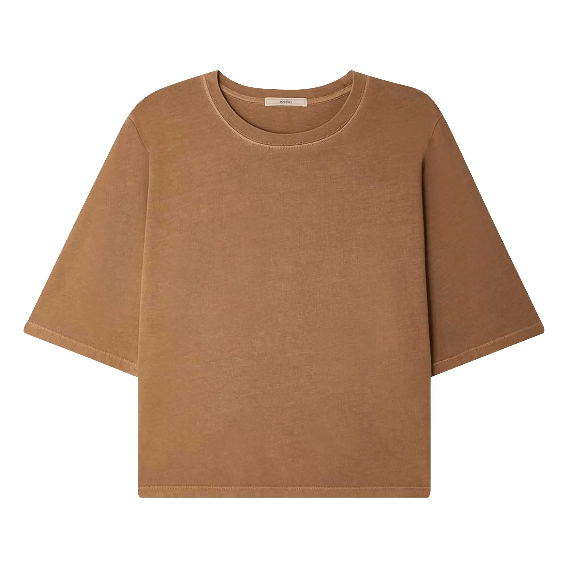 Sessùn Beige Sergio Cotton T-Shirt