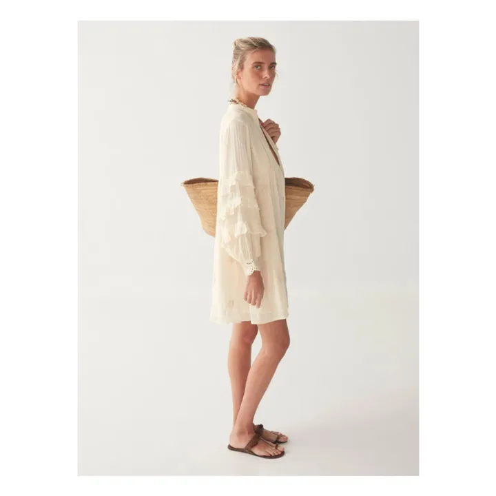 Maison Hotel - Lutetia Ruffle Dress - Ecru | Smallable