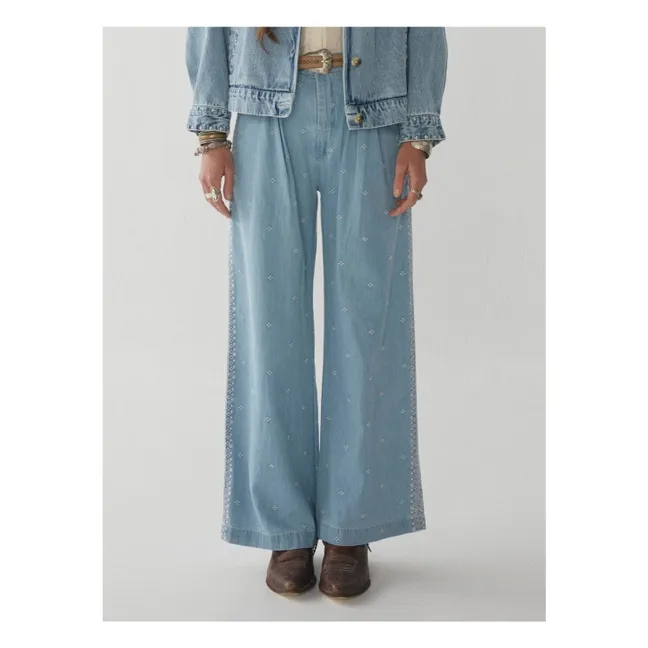 Pantalones Indira | Azul