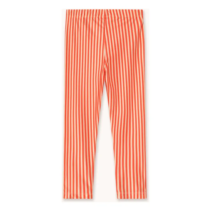 Legging Brillant Rayé | Rouge- Image produit n°4