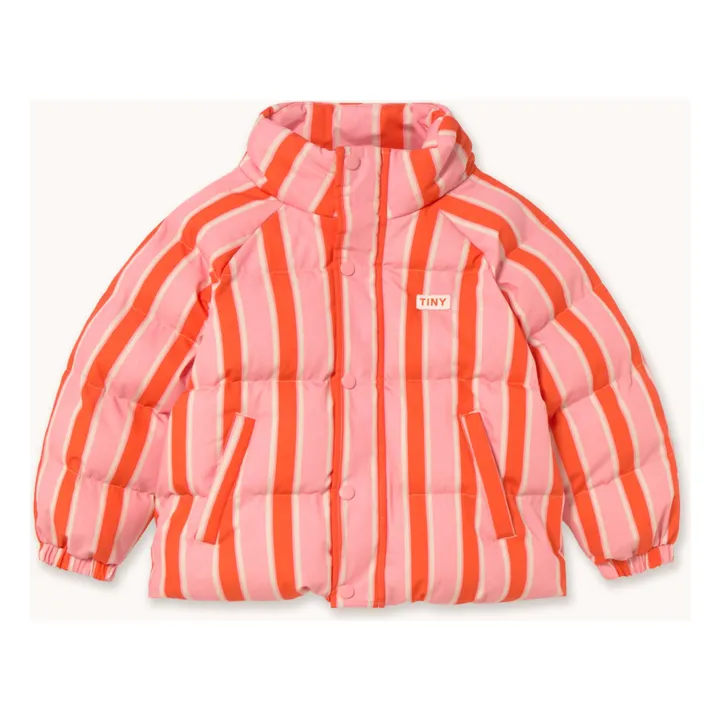 Doudoune Retro Rayée | Rose- Image produit n°4