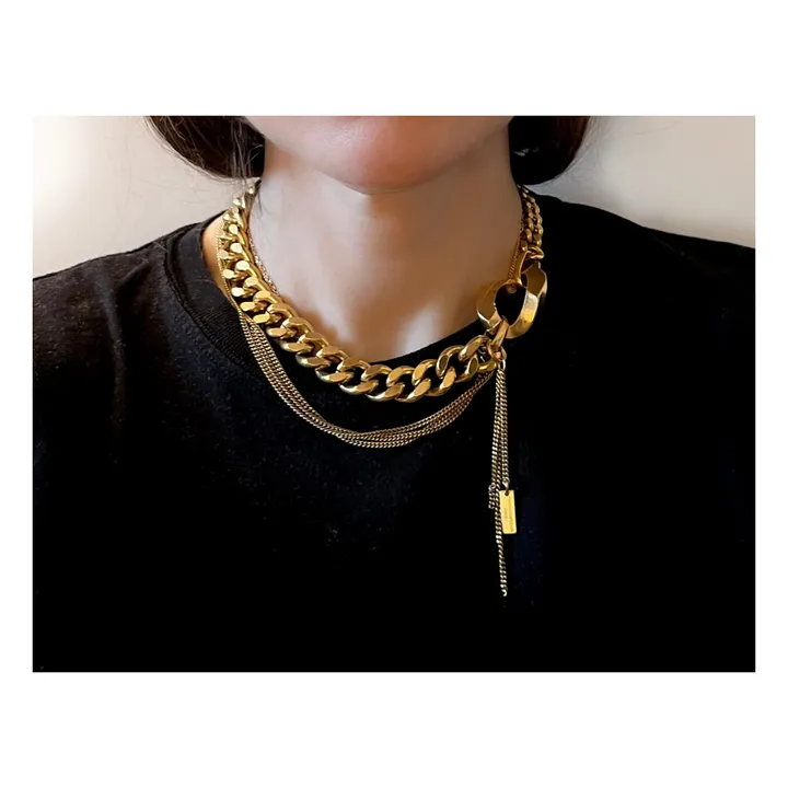 Collier Chanzy | Doré- Image produit n°1