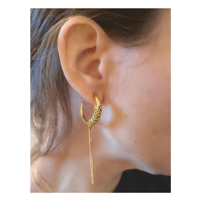 Boucles d'Oreilles Ramey | Doré