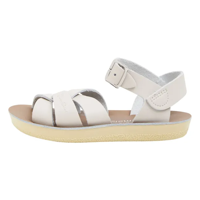 Sandalias de piel impermeables Swimmer | Beige
