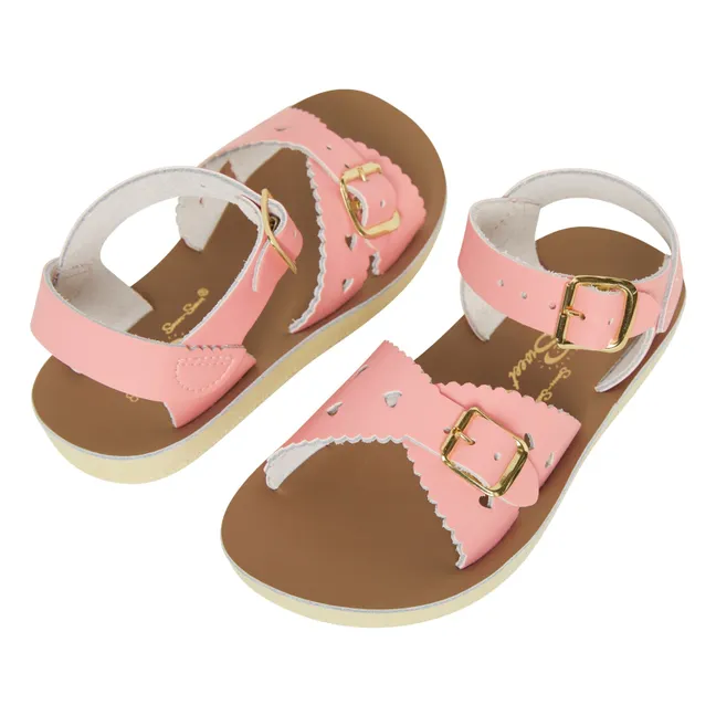 Sandales Cuir Waterproof Sweetheart | Rose pâle